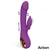 Action Fliper Triple Motor Vibrator with Thrusts & Double Pulsation Purple
