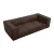 Temno rjava usnjena zofa 227 cm Madame - Windsor & Co Sofas