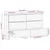 Vidaxl Komplet stranske omare 2 szt. Naravna 120 x 33,5 x 75 cm
