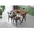Hanah Home Efor 1412 Trpezarijski sto, Braon-Crni