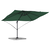 Suncobran Zelena 351 x 250 x 260 cm Poliester i aluminij