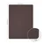 INF Samolepilni našitek iz PU usnja DarkBrown, (21536310)