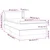 Greatstore Box spring postelja z vzmetnico črna 80x200 cm blago