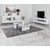Hanah Home Komoda Paris 180x80x40cm Belo-Srebrna