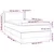 Vidaxl Box spring postelja z vzmetnico črna 100x200 cm blago