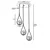Opviq 846STL2861 Visilica, Crni
