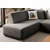 Atelier del Sofa Ugaona garnitura na razvlačenje S-Loft Left, 206 x 290 x 90 cm, Antracit
