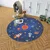 Conceptum Hypnose Tepih, 140x140cm, Teget