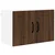 Ormar za Zid PORTO 2 pcs Smeđi hrast 60 x 31 x 40 cm