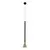 Viseća lampa F1203-1V BK+SG