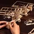 Robotime lesene 3D puzzle most Tower Bridge svetleči