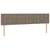 Vidaxl Box spring postelja z vzmetnico LED taupe 160x200 cm blago