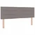 Vidaxl Postelja z vzmetnico z vzmetnico Taupe 140 x 190 cm blago