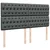 vidaXL Box spring postelja z vzmetnico temno siva 180x200 cm blago