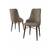 HANAH HOME Set 2 stolice Neta Cappuccino Brown