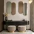 HANAH HOME Ogledalo Rhtim Bronze Natural