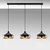 Opviq Luster Yildo-L-253-1, 146x36x122cm, IP20, Bakarno-crne boje