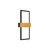 Opviq zidna lampa Minis 1427-APL, LED 13 W, crna