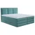 MID.YOU POSTELJA BOXSPRING 200 cm  x 200 cm , tekstil turkizna