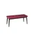 Hanah Home klupa Pera Bench, 105 cm, bordo / crna
