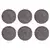 INF Komplet 6 podstavkov DarkGrey, (22103452)