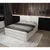 MID.YOU POSTELJA BOXSPRING 160 cm  x 200 cm , les, tekstil, leseni material bela