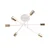 Plafonski luster CAMBRIDGE 6xE27/15W/230V mesing/bela