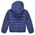 Guess Puhovke HOODED LS PADDED PUFFER W ZIP Modra