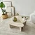 Hanah Home Set klub stolova Ballare, 2 komada, Prljavo beli