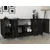 Hanah Home Konzolni sto Veyron, 180x75.5x46.6 cm, Crni