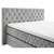 Boxspring Krevet Carmen 160/200 cm , srebrna