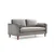 Atelier del Sofa Dvosed Rome 90x70x175cm Svetlosivi