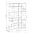 Hanah Home Polica 120x171x20cm Bela