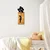Wallity Zidna dekoracija Child And Balloons, 30x86x3 cm, Crna