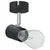 Stropni reflektor s reflektorima Crna 6,5 x 6 x 11,5 cm Metal