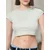 Sinsay - Crop top - svetlozelena