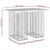 Vrtni stol Gabion Dizajn 100x70x72 cm Impregnirano drvo Bor