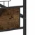 Vidaxl Kovinski posteljni okvir brez vzmetnice dimljen hrast 183x213cm