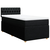 Vidaxl Box spring postelja z vzmetnico črna 80x200 cm blago