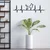 WallXpert metalni zidni ukras 5047, otkucaji srca sa siluetom psa, 75 x 26 cm, crni