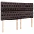 Vidaxl Box spring postelja z vzmetnico temno rjava 180x200 cm blago