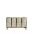 HANAH HOME Komoda Pega 120 White Travertine Gold