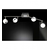 MEDWED  Lampa Spot monde 4x6 W 500lm 7241.04.54.6000