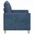 Vidaxl Kavč Modra 126 x 81 x 87,5 cm Poliester