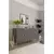 HANAH HOME Komoda Lessi 150 Anthracite Gold