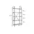 Hanah Home Polica za knjige Elysian, 90x180x33.5 cm, Hrast