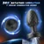 SuperLove 360 Tornado Swiveling Light Up Butt Plug with App Black