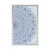 Plakat Mandala z detajli v modri barvi - 20x30 black