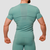 GymBeam Majica Compression Mid Blue