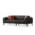 Atelier del Sofa Trosed na razvlačenje Kapri 84x77x220cm Antracit